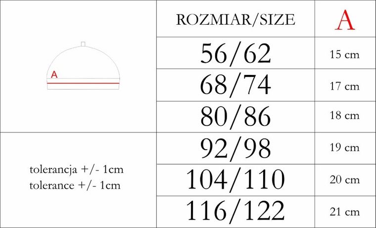 Beret dziewczęcy, biało-czarny, Nicol