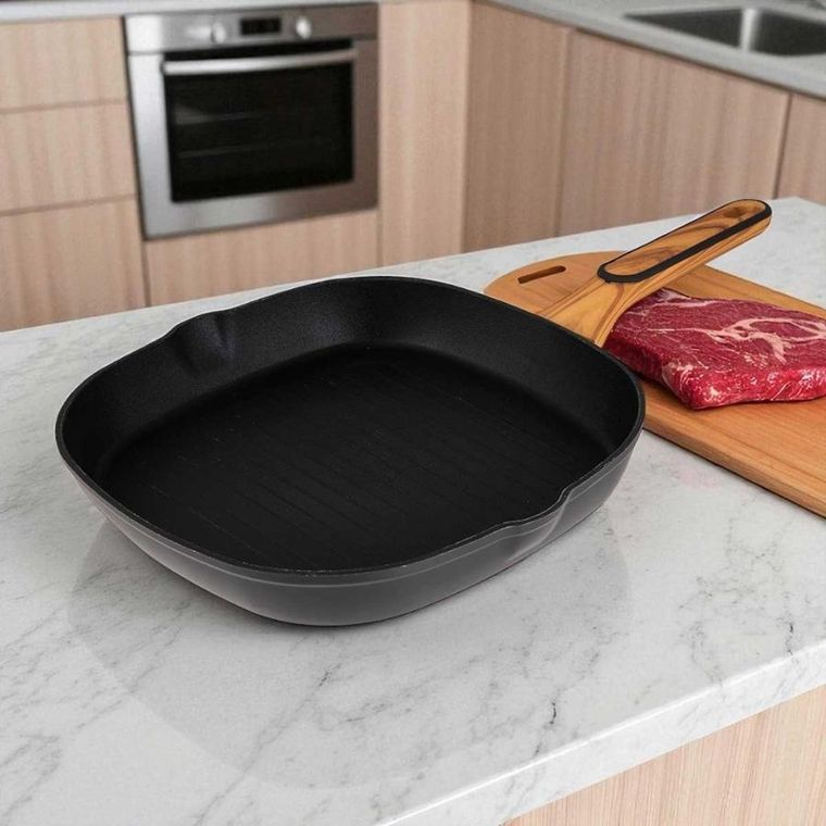 Bergner, Charcoal, patelnia grillowa multiclad, 28 cm