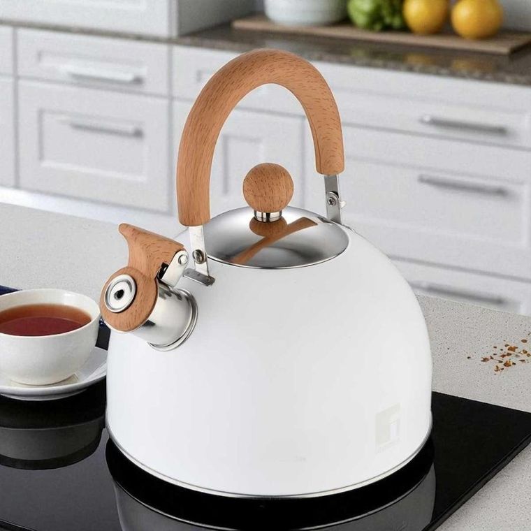 Bergner, czajnik stalowy z gwizdkiem, naturally, 2,3l, bg-37304