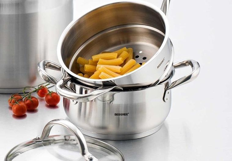 Bergner, Gourmet Line, garnek parowy, 2,2l