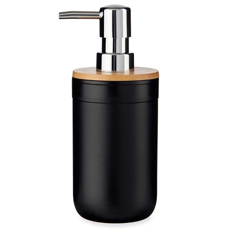 Berilo, Clean, dozownik na mydło z bambusową pokrywą, 350 ml