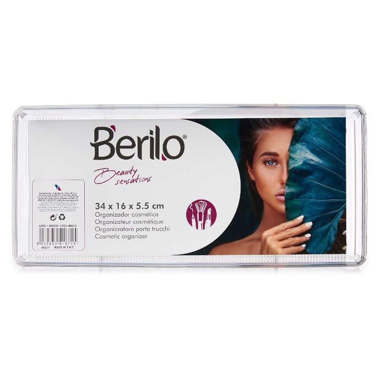 Berilo, Smart, organizer na pędzle i kosmetyki, 34-16-5,5 cm