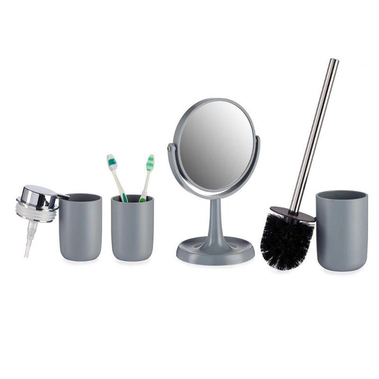Berilo, zestaw akcesoriów łazienkowych, 4 szt.