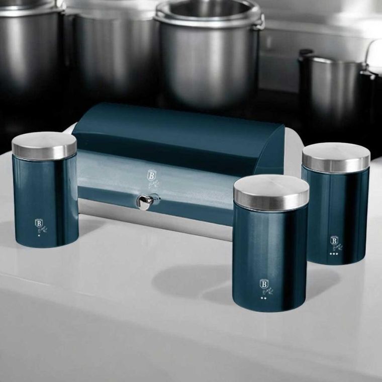 Berlinger Haus, Aquamarine, chlebak z zestawem pojemników