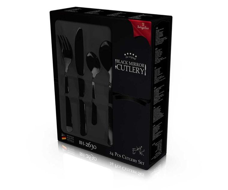 Berlinger Haus, Black Professional Line, sztućce, 24 elementy