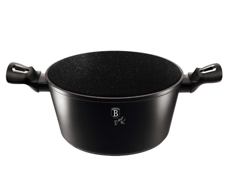 Berlinger Haus, Black Royal, garnek granitowy, 4.1l