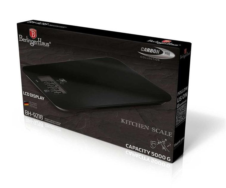 Berlinger Haus, elektroniczna waga kuchenna, Carbon Pro