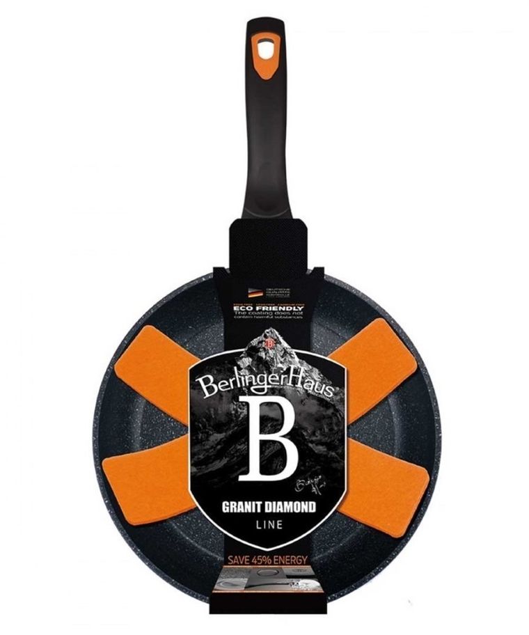 Berlinger Haus, Granit Diamond, patelnia z powłoką granitową, 28 cm