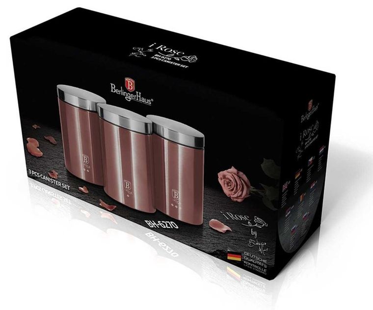 Berlinger Haus, I-Rose, zestaw pojemników kuchennych