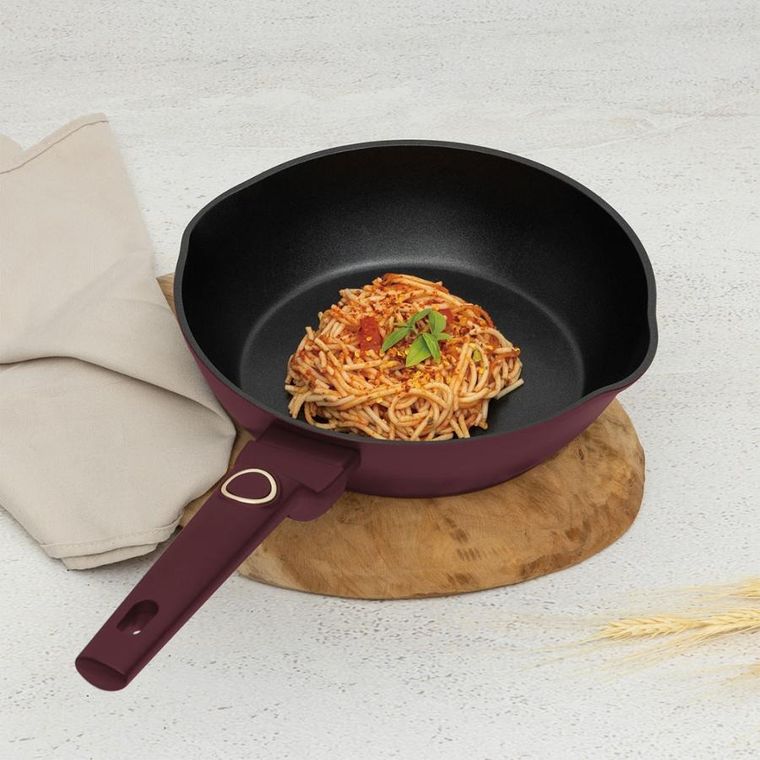 Berlinger Haus, Leonardo, głęboka patelnia tytanowa, 28 cm