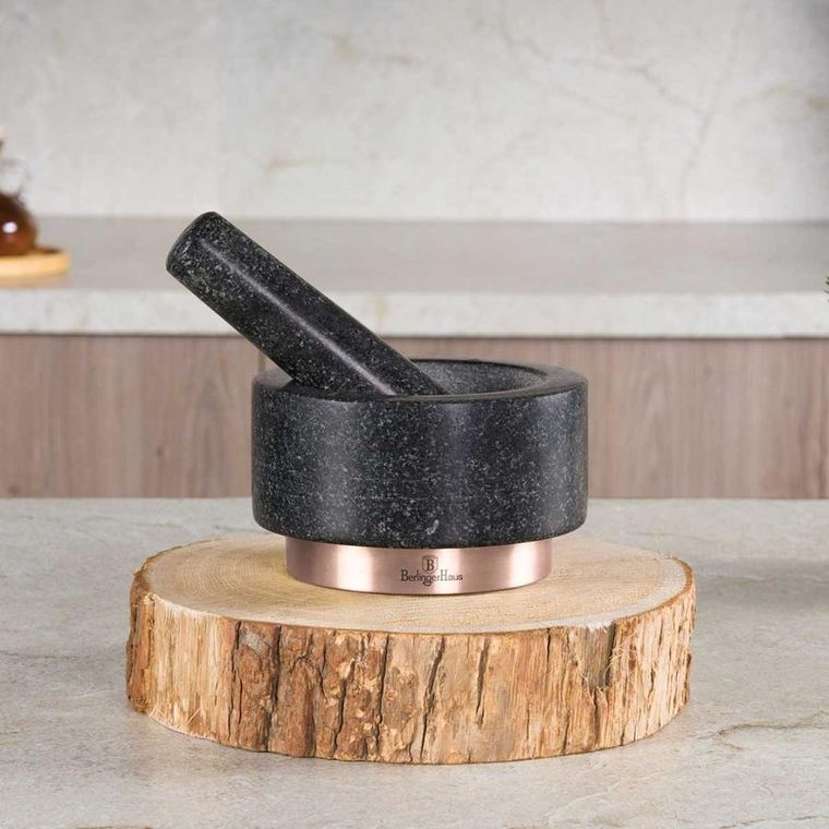 Berlinger Haus, moździerz granitowy, black rose, średnica, 14 cm