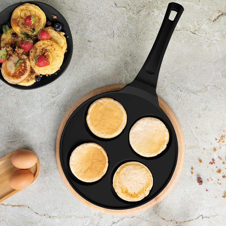 Berlinger Haus, patelnia tytanowa do placków jajek, black rose, 26 cm