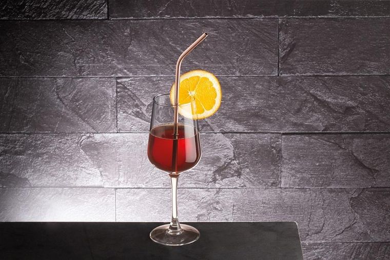 Berlinger Haus, Rose Gold, słomki metalowe do napojów, BH-2982