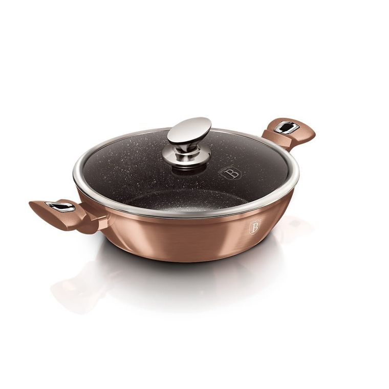 Berlinger Haus, Rose Gold, wok granitowy, 3.8l