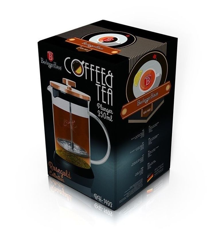 Berlinger Haus, Rose Gold, zaparzacz do herbaty, 600 ml