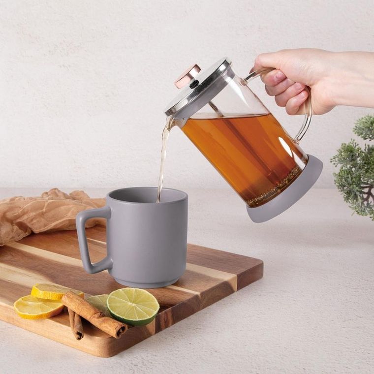 Berlinger Haus, Taupe, zaparzacz tłokowy, 800 ml