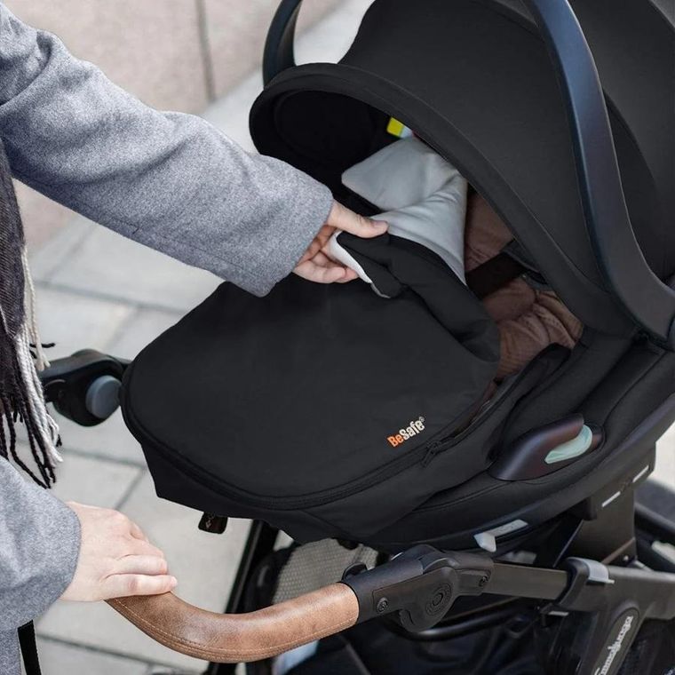 BeSafe, osłona na fotelik przed wiatrem, czarna