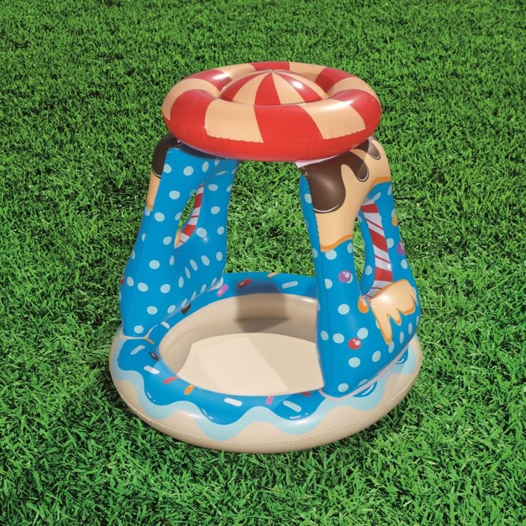 Bestway, basen dmuchany, z daszkiem, 91-91-89 cm