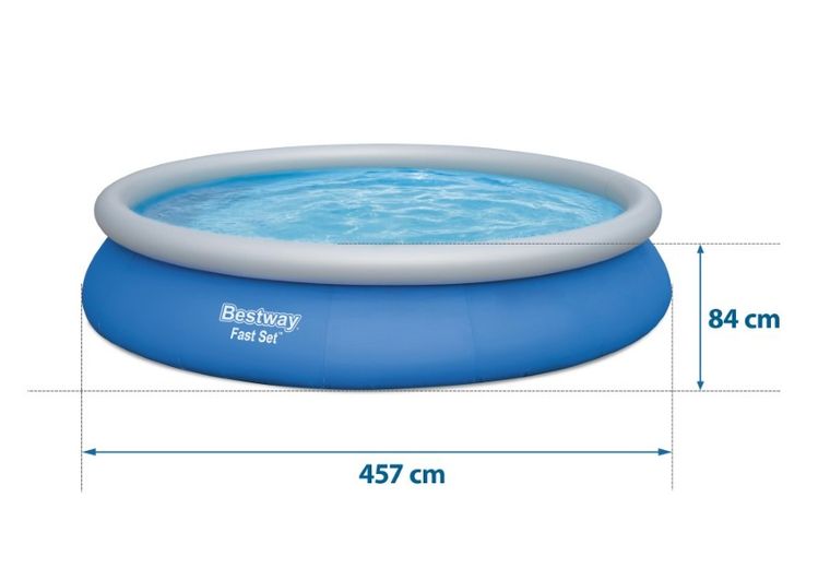 Bestway, basen ogrodowy rozporowy, 457-84 cm, zestaw 17w1