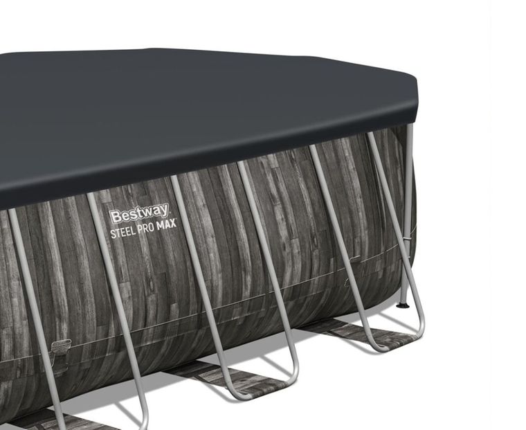 Bestway, basen ogrodowy stelażowy, 610-366-122 cm, zestaw 18w1