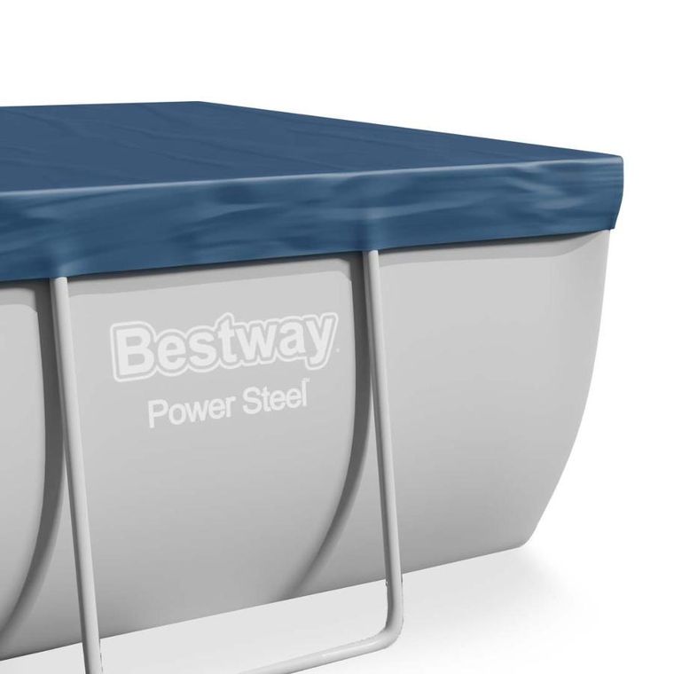 Bestway, basen ogrodowy stelażowy, 640-274-132 cm, zestaw 12w1
