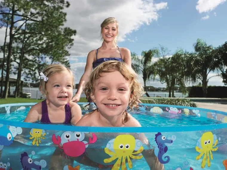 Bestway, basen rozporowy, okrągły, świat morskich zwierząt, 25-122 cm