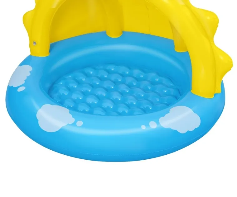 Bestway, basenik dmuchany z daszkiem i pompowanym dnem, słoneczko, 1,01-97-0,71m