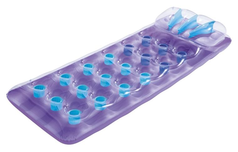 Bestway, dmuchany materac do pływania, fioletowy, 188-71 cm