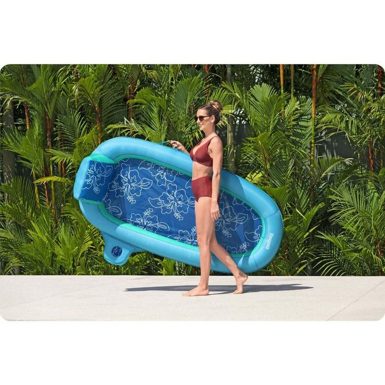 Bestway, dmuchany materac do pływania z oparciem