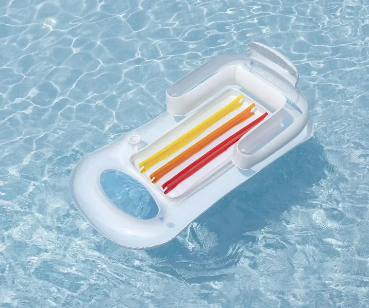 Bestway, dmuchany materac plażowy z oparciem i podłokietnikami, 161-84 cm, 1 szt