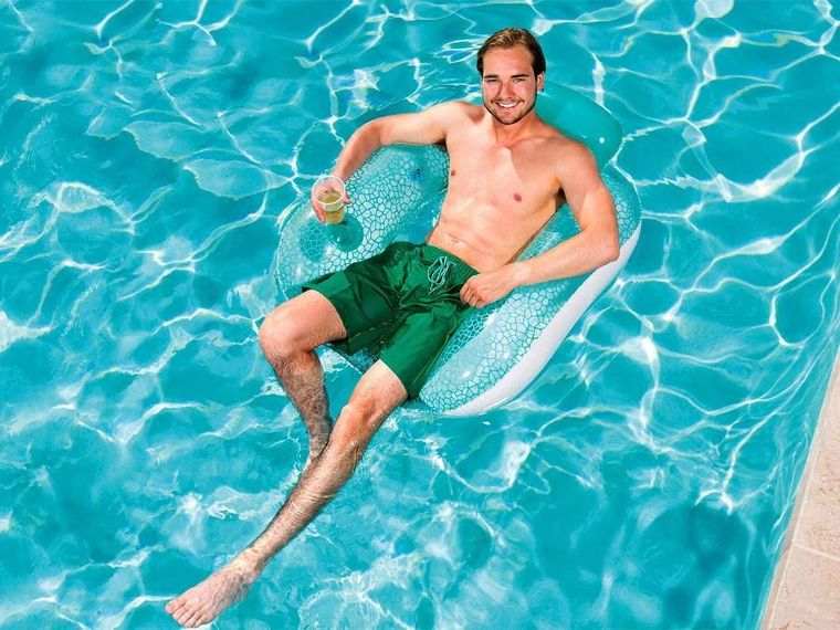 Bestway, fotel dmuchany do pływania, niebieski