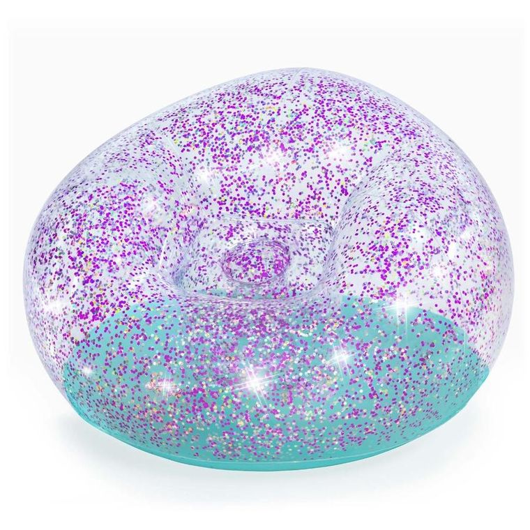 Bestway, fotel dmuchany z brokatem