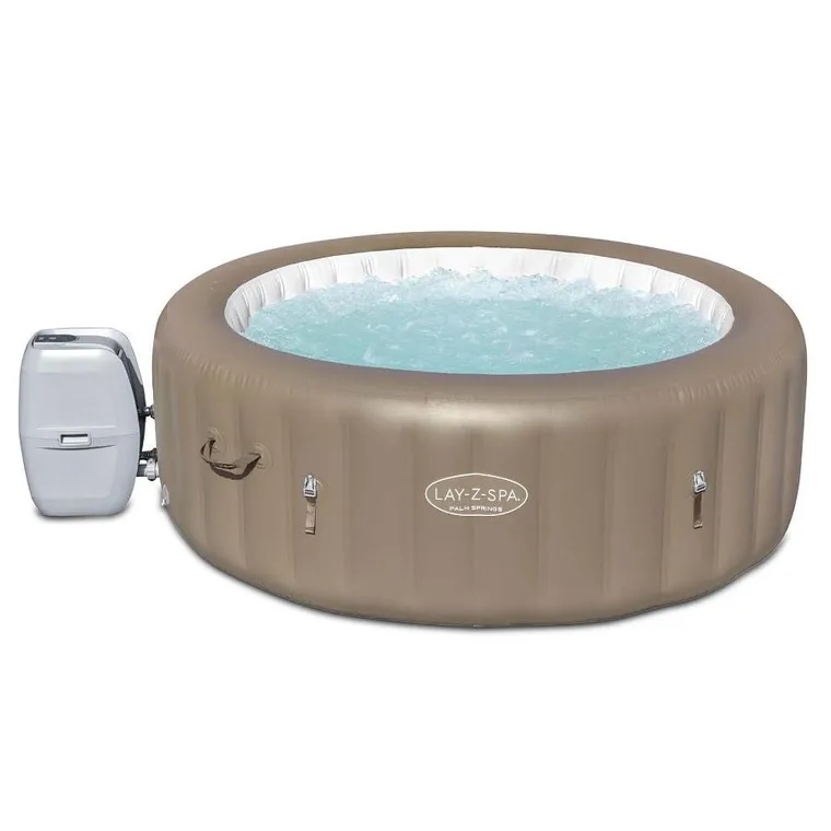 Bestway, Jacuzzi Lay-Z-Spa Palm Springs, dmuchane SPA z masażem i podgrzewaczem wody, 6 osobowe