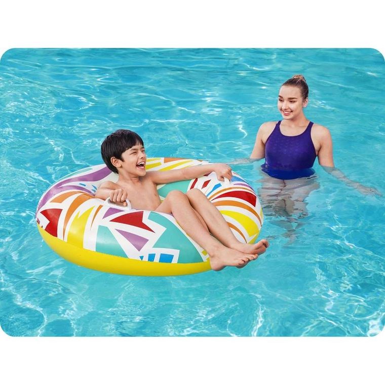 Bestway, koło do pływania, białe, 107cm