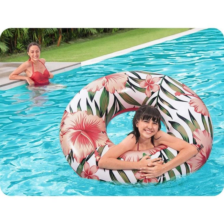 Bestway, koło do pływania, różowe, 119 cm