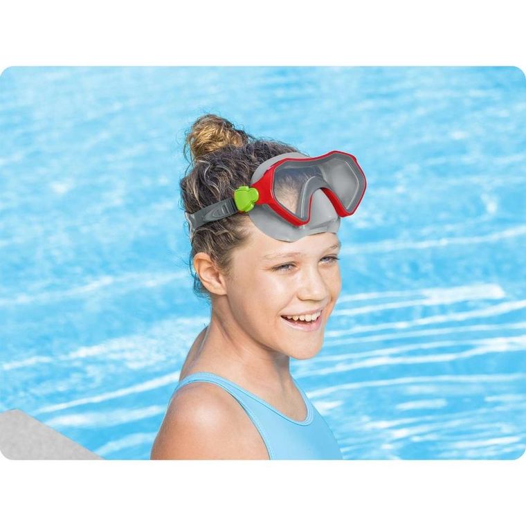 Bestway, maska do pływania, czerwona