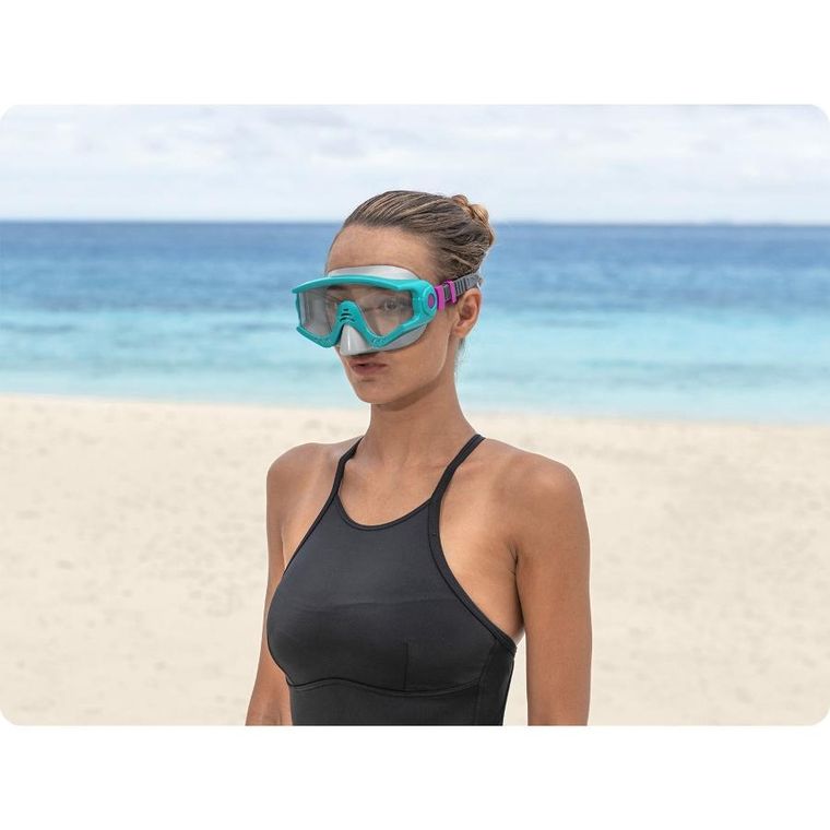 Bestway, maska do pływania, turkusowa