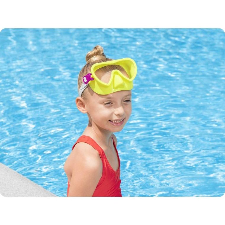 Bestway, maska do pływania, żółta