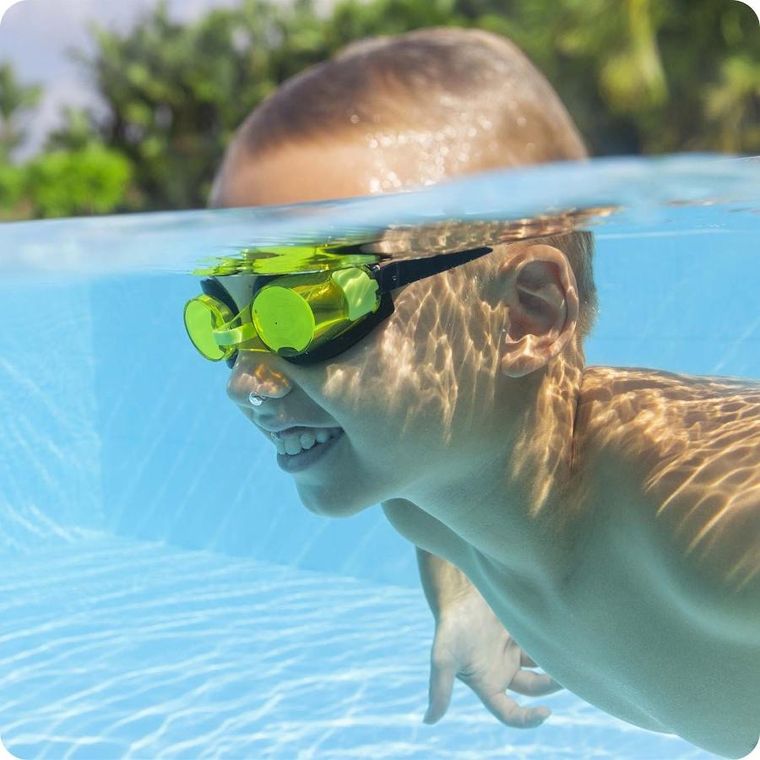 Bestway, okularki do pływania, dla dzieci żółte