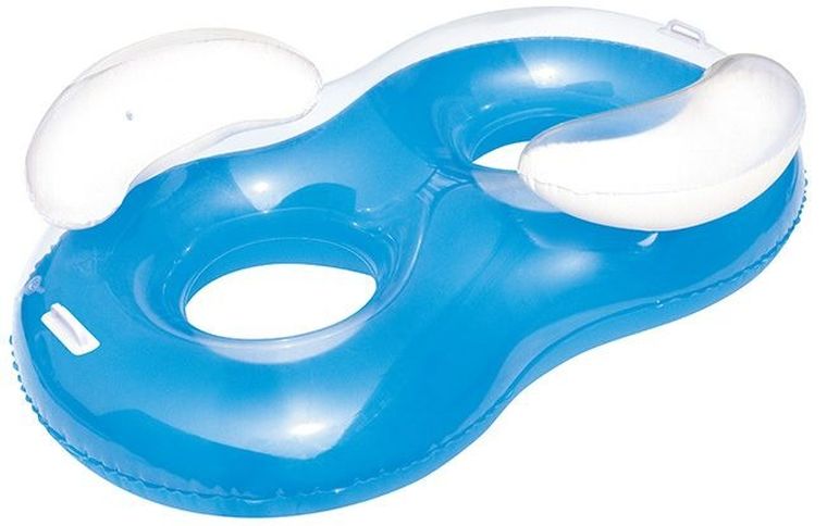 Bestway, Ósemka, kółko z oparciami, 188-117 cm