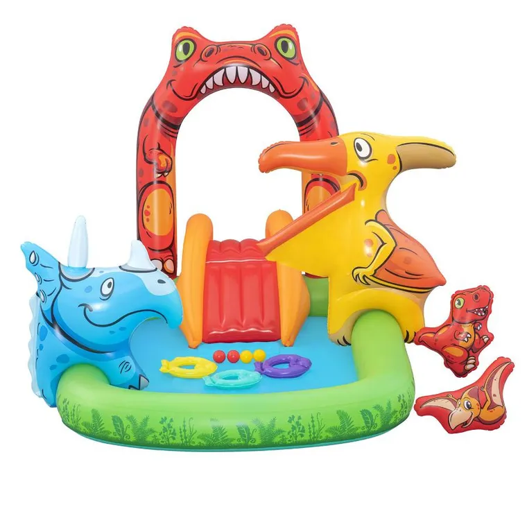 Bestway, plac zabaw, dmuchany, jurassic, 241-140-137 cm