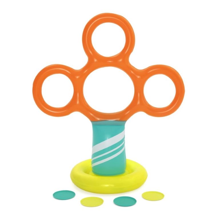 Bestway, stojak z obręczami, frisbee