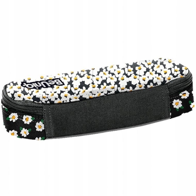 BeUniq, piórnik, owalny, Kwiatki