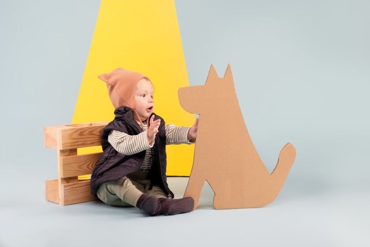 Bezrękawnik chłopięcy, grafitowy, Olivier, Pinokio