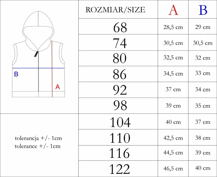 Bezrękawnik chłopięcy z kapturem, granatowy, Nicol