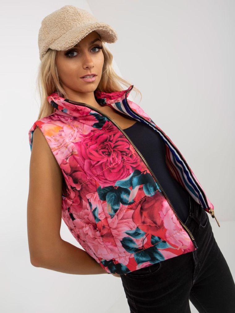 Bezrękawnik damski, różowy, Relevance