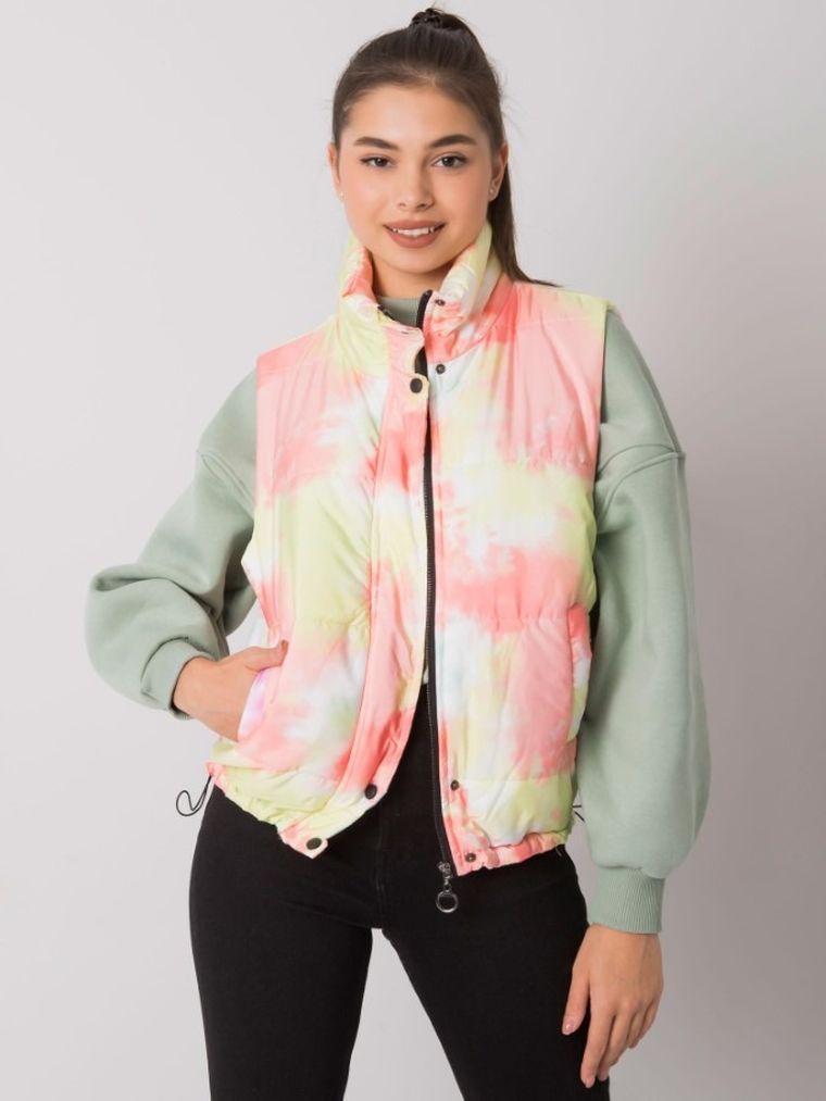 Bezrękawnik damski, żółty, Italy Moda