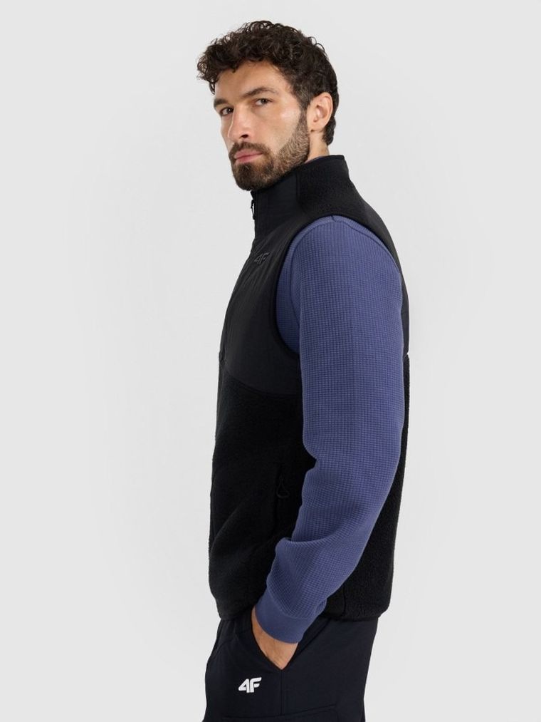 Bezrękawnik męski, czarny, 4F