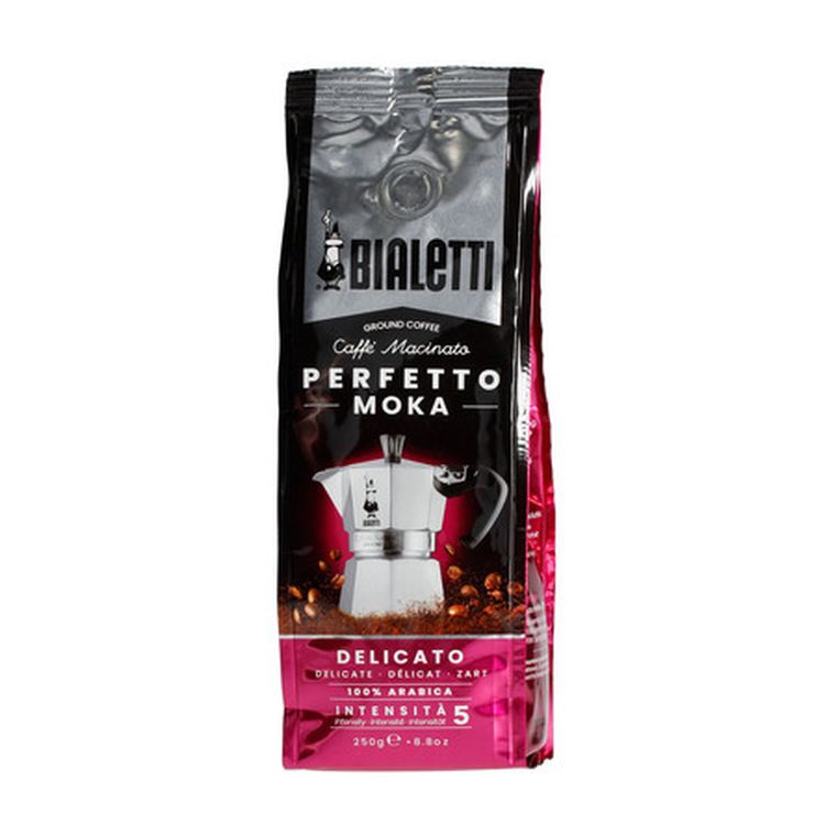 Bialetti, Perfetto Moka Delicato, kawa mielona, 250g