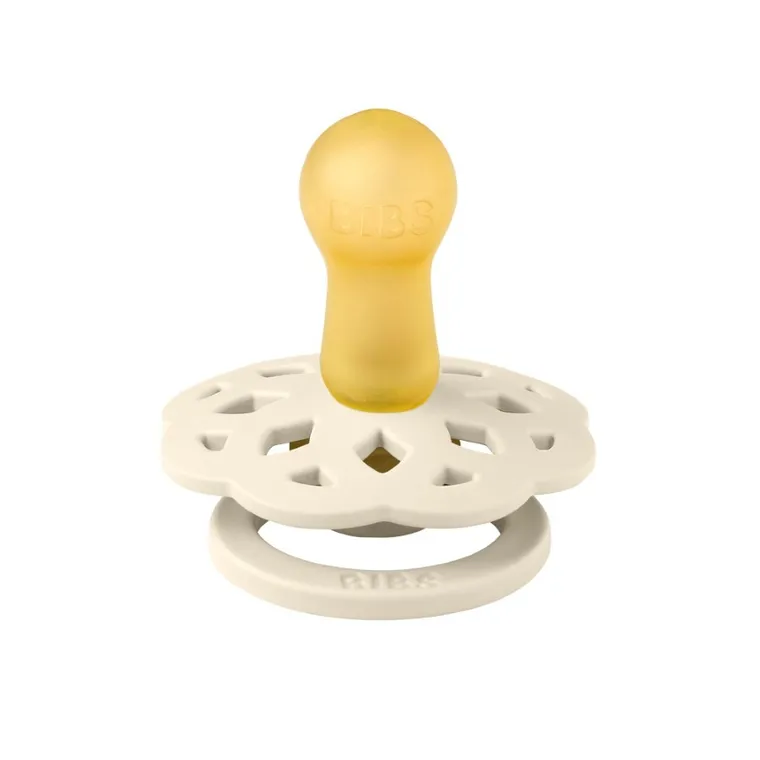 Bibs, Boheme, smoczek uspokajający, kauczuk Hevea, Ivory, rozmiar 1